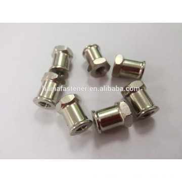 Stainless steel nonstandard nut, nonstandard nut with hex cone point